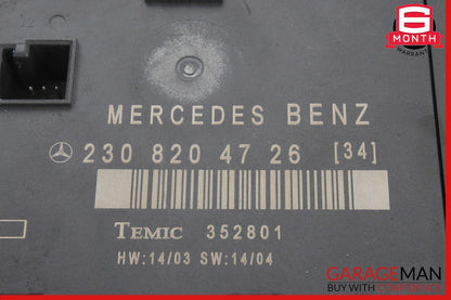 03-12 Mercedes R230 SL500 SL55 AMG SL550 Door Control Module Left Side OEM