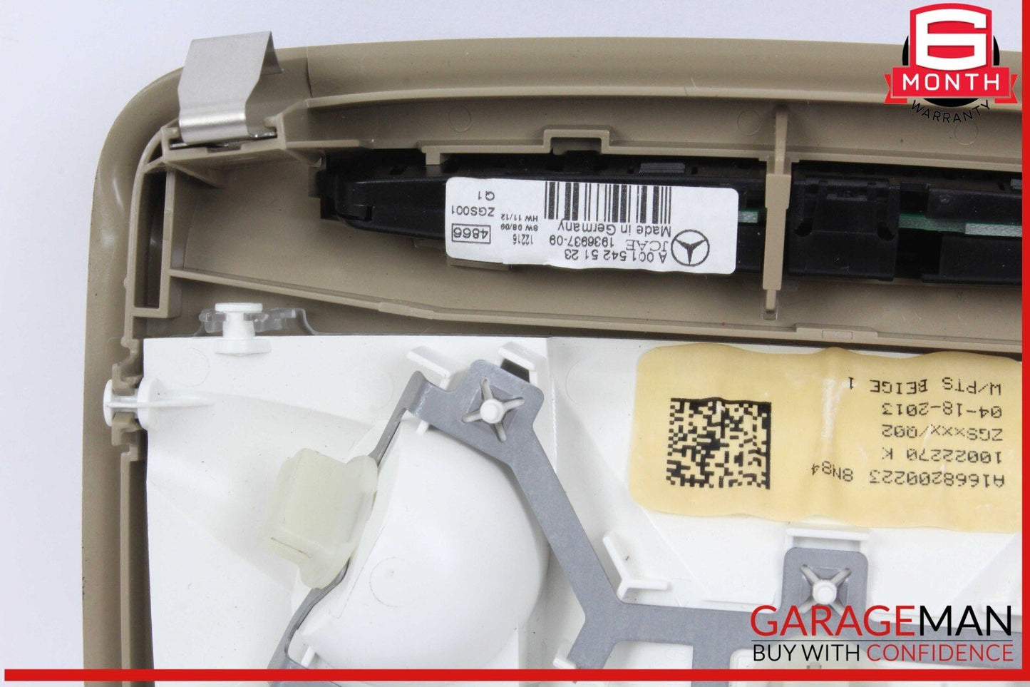 12-19 Mercedes X166 GL450 GLE350 Interior Roof Compartment Reading Light Lamp