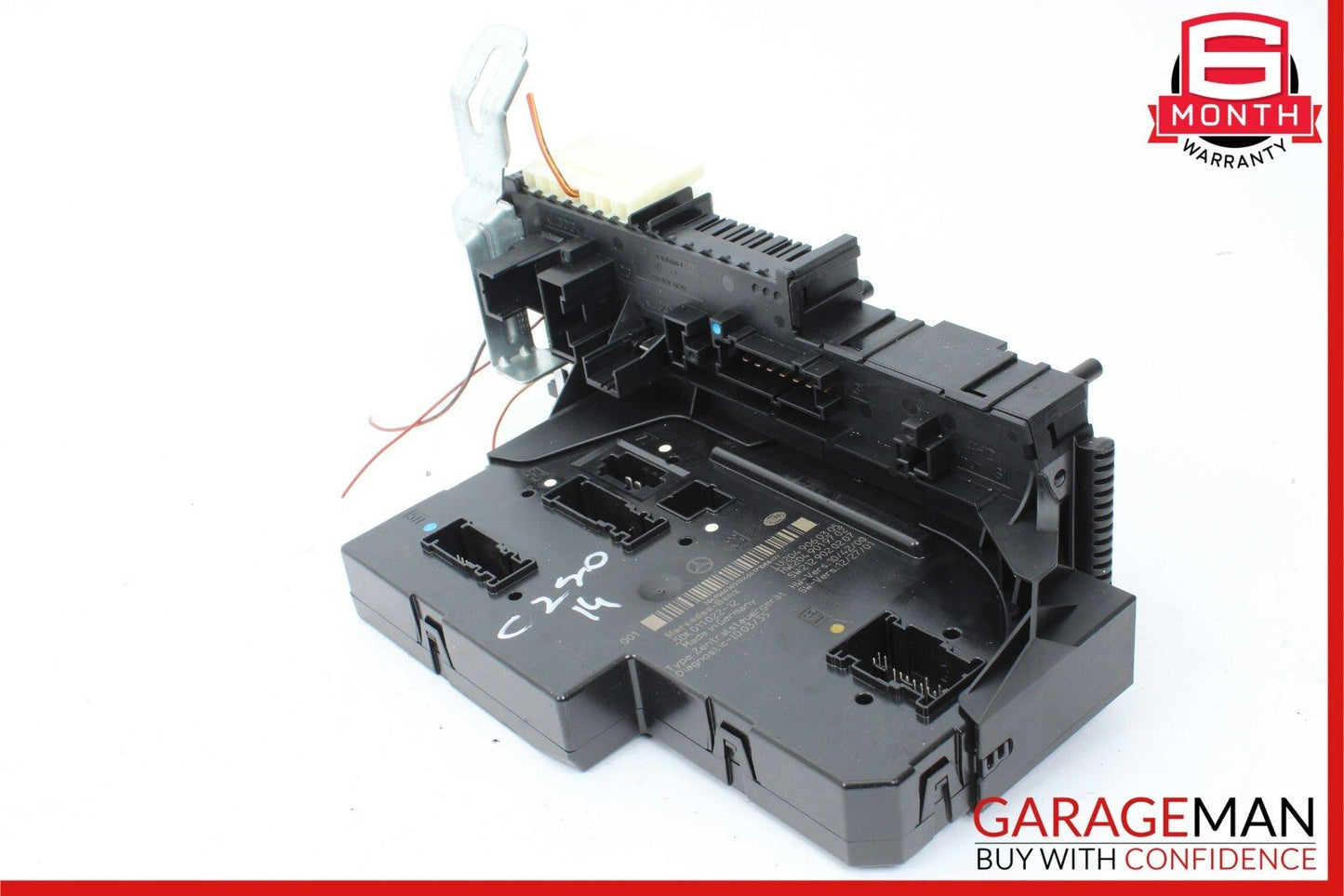 12-14 Mercedes W204 C250 C300 C63 AMG Rear SAM Module Fuse Relay Box Assembly