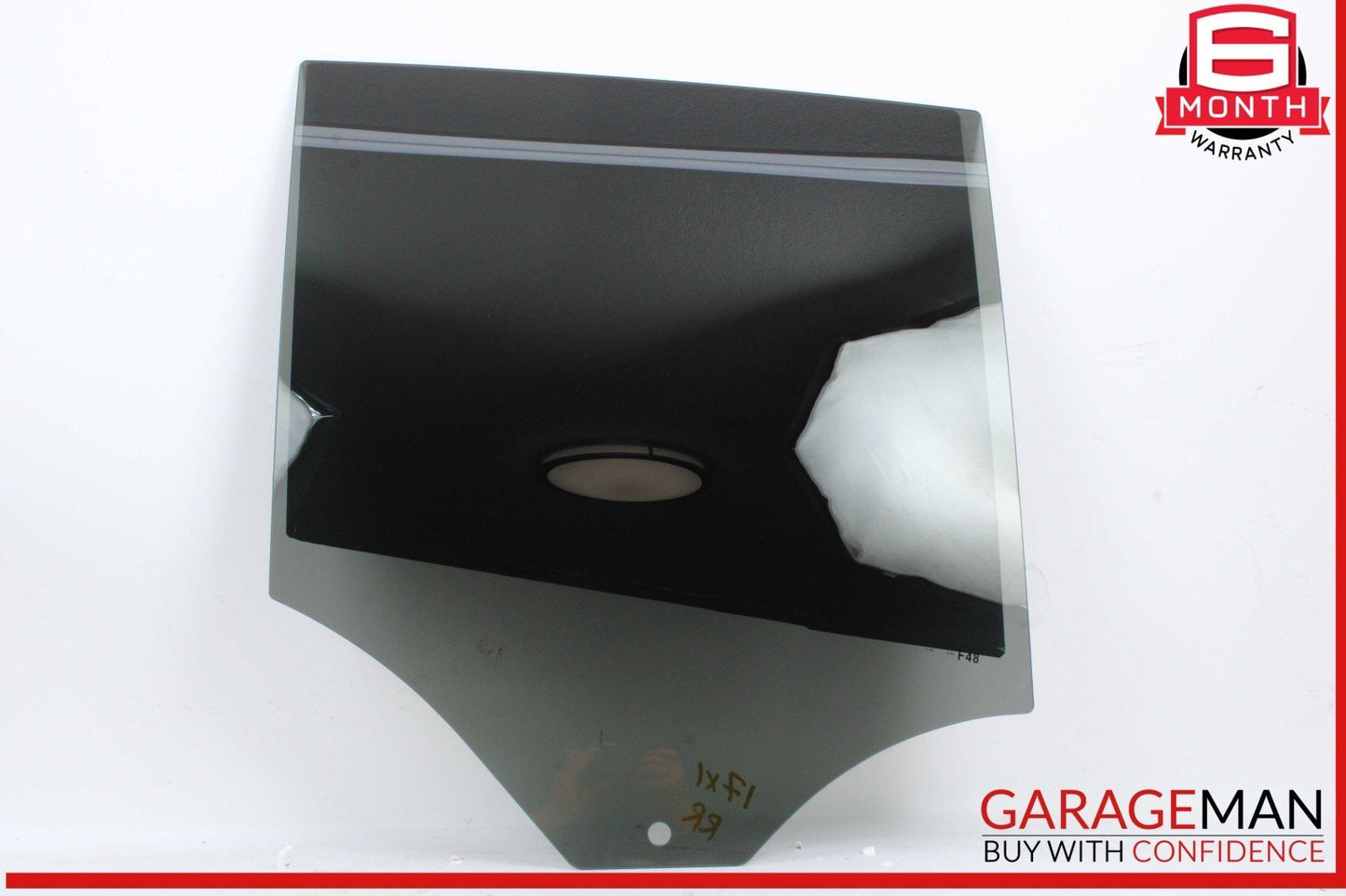 16-22 BMW X1 Rear Right Passenger Side Door Window Glass 7388870 OEM