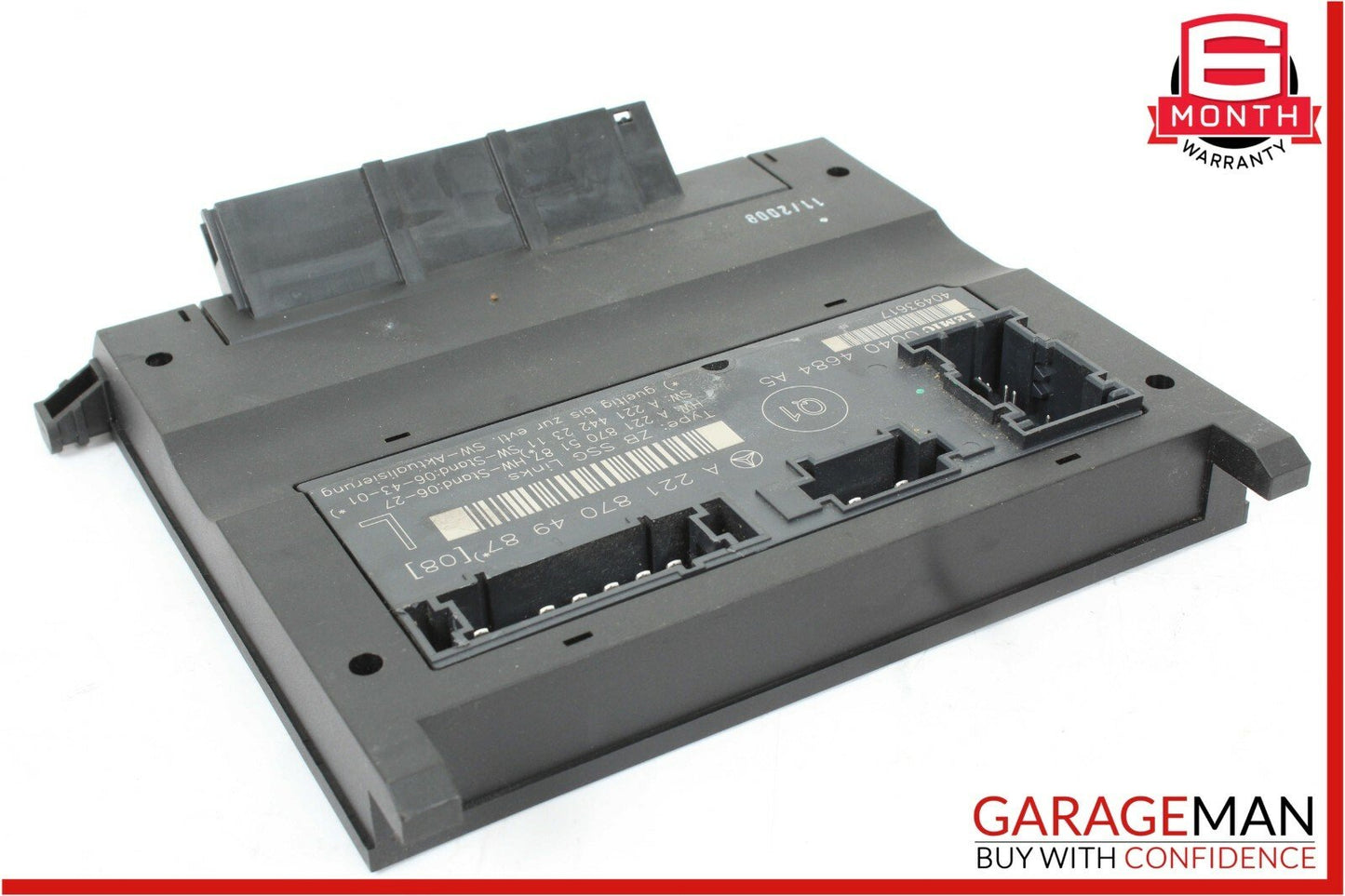 07-13 Mercedes W221 S63 AMG S550 Front Left Under Seat Controller Module