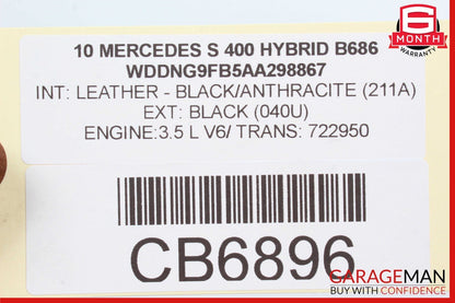 03-06 Mercedes W221 S400 SL55 AMG Under Seat Control Module Right Side OEM