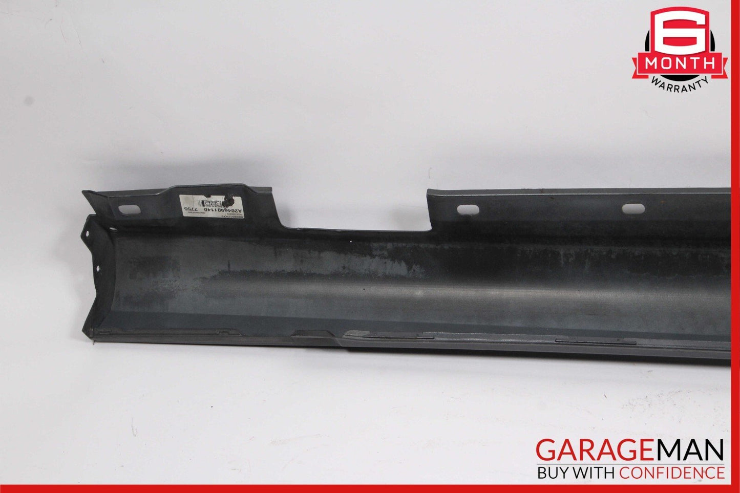 08-14 Mercedes C300 AMG Sport Sedan Left Side Skirt Rocker Panel Tenorite Grey