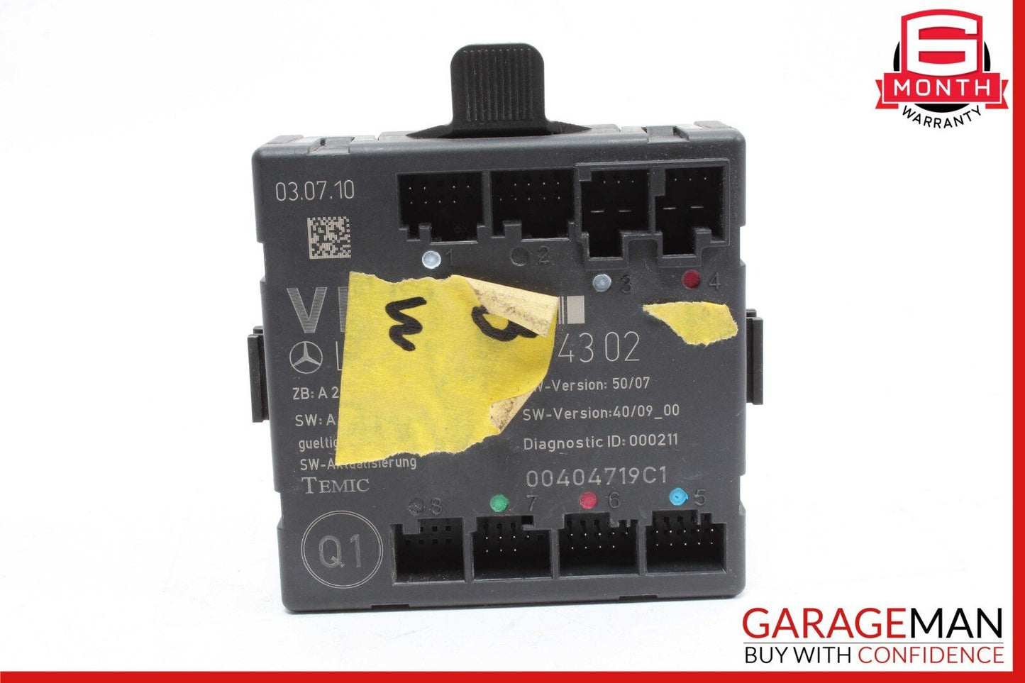 08-18 Mercedes W212 E350 C300 C350 Front Right Side Door Control Module Unit OEM