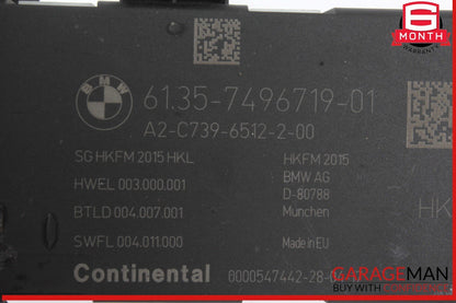 17-20 BMW 530E Trunk Tailgate Decklid Function Control Module 7496719 OEM