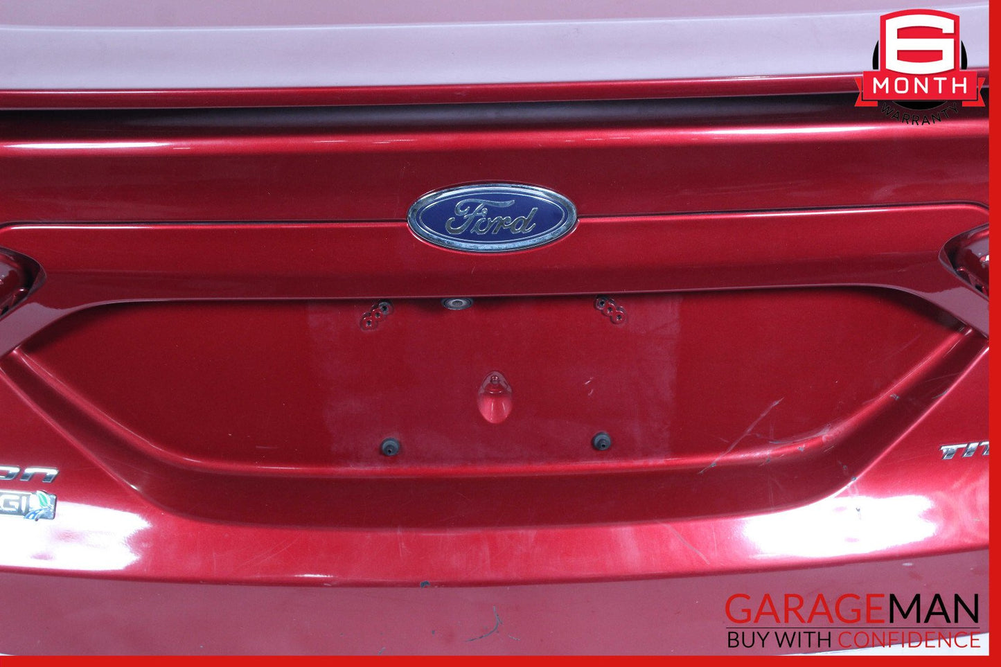13-16 Ford Fusion Rear Trunk Lid Deck Shell Red OEM