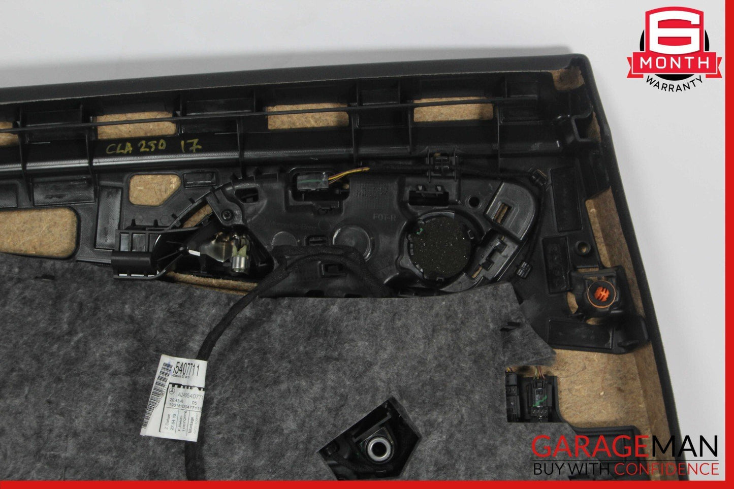 14-19 Mercedes W117 CLA250 CLA180 Rear Right Interior Door Panel Cover Assy