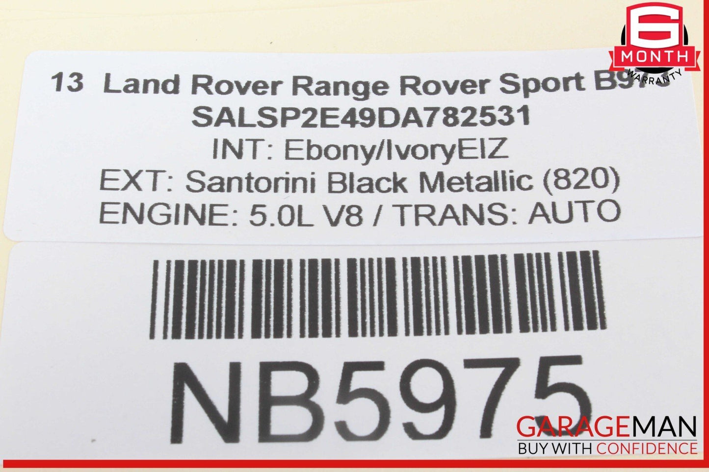 10-13 Land Rover Range Rover Sport Front Left Driver Side Door Control Module