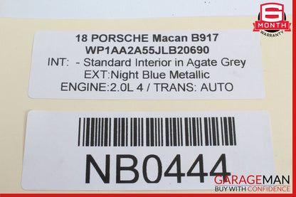 15-24 Porsche Macan S 95B Rear Glass Windshield Wiper Motor 95B955711 OEM
