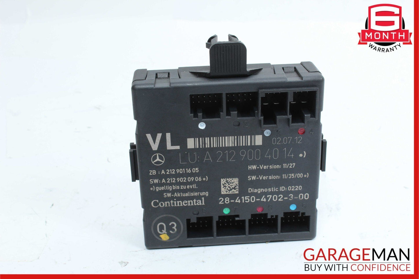 08-18 Mercedes W204 C250 C300 CLS550 Front Left Side Door Control Module OEM