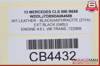 10-15 Mercedes CLS550 C350 C300 Keyless Go Entry Control Module Unit