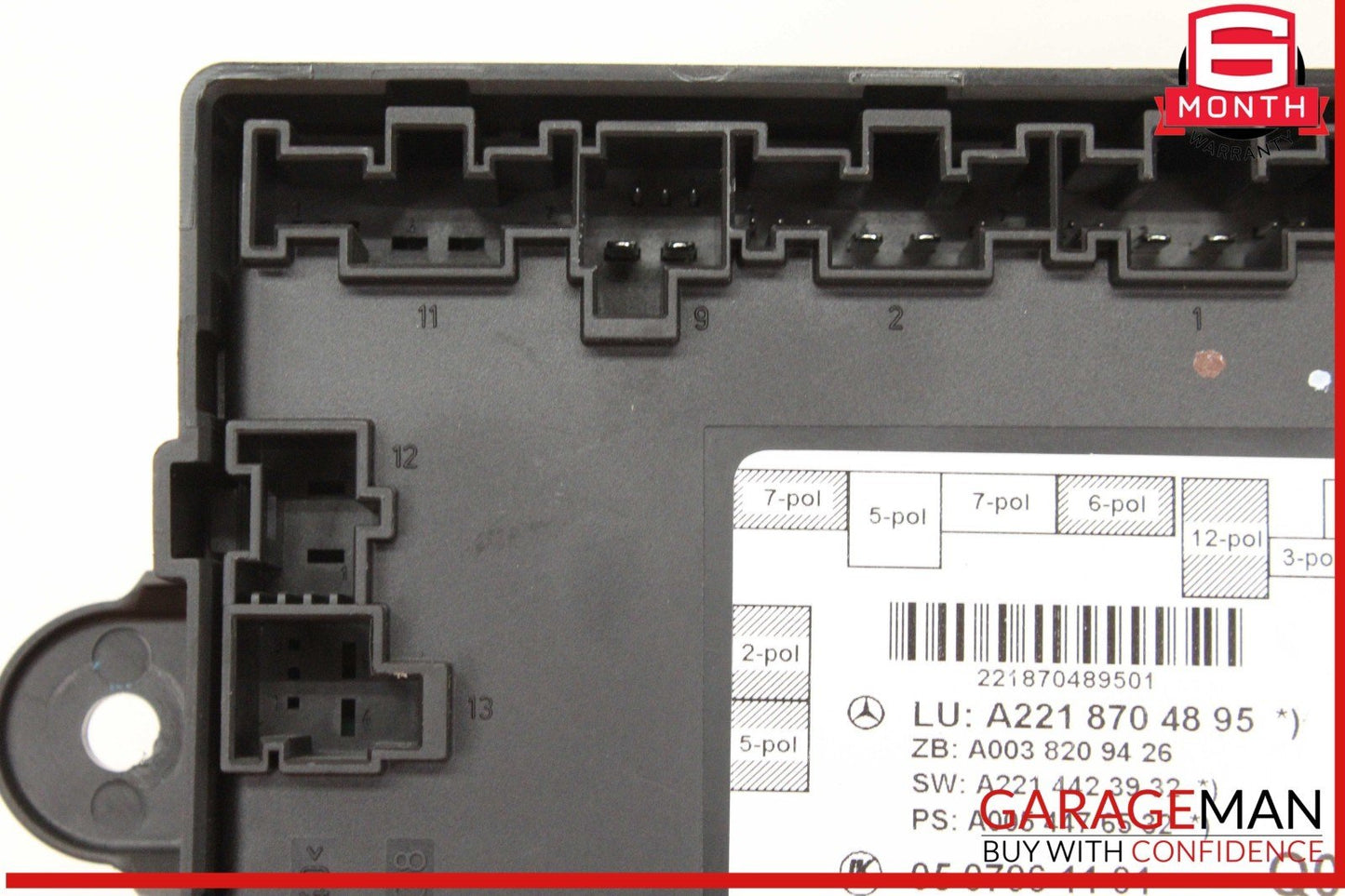 07-13 Mercedes W221 S550 Rear Right or Left Side Door Control Module Unit OEM
