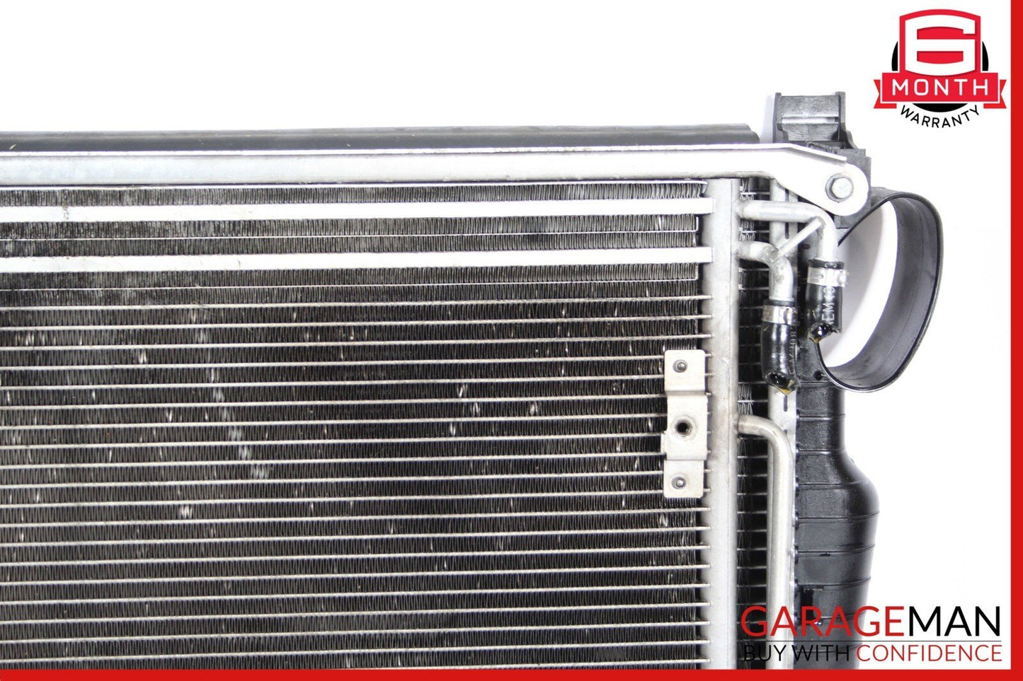 03-08 Mercedes R230 SL500 Engine Radiator A/C AC Air Condenser Oil Cooler Assy