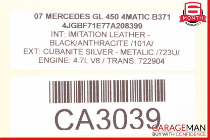06-13 Mercedes X164 GL450 4MATIC ML350 Front Left Side Door Control Module Unit