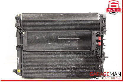 14-22 Maserati Ghibli Quattroporte Water Cooling Radiator A/C Condenser Assy OEM