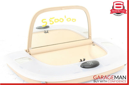 00-06 Mercedes W220 S500 Rear Right or Left Headliner Reading Map Dome Light Tan