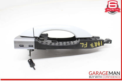 17-24 Audi Q7 Front Left Driver Side Exterior Door Handle White 4M1837885A OEM