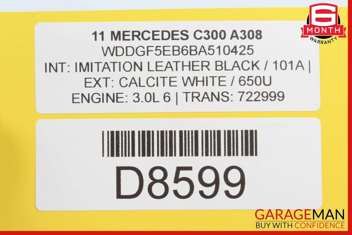08-14 Mercedes W204 C250 C300 Front Right Passenger Side Door Control Module OEM