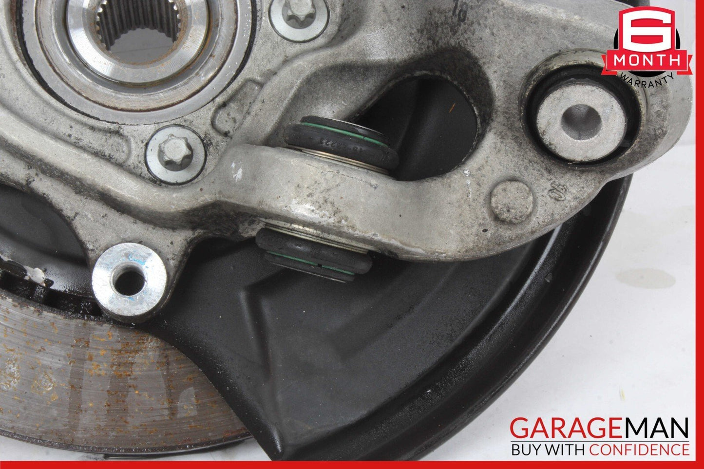 08-15 Mercedes W212 E350 Rear Left Side Spindle Knuckle Hub Bearing Brake Rotor