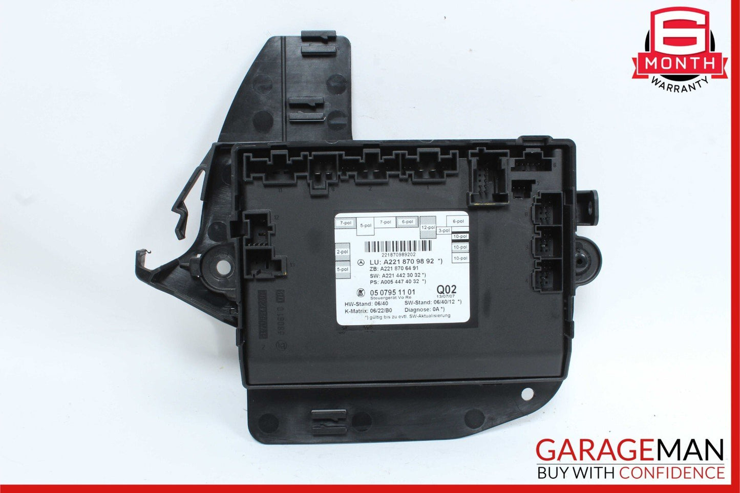 07-13 Mercedes W221 S400 S550 Front Right Passenger Side Door Control Module OEM