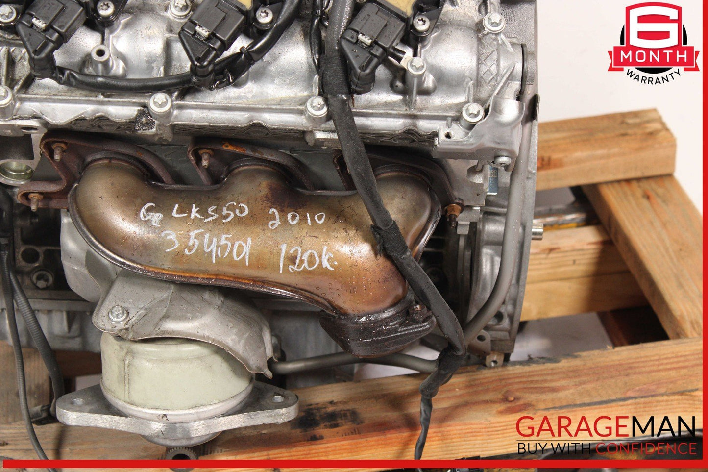 10-12 Mercedes X204 GLK350 3.5L M272 Engine Motor Block Assembly 272.971 OEM