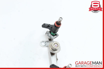 05-12 Mercedes W211 E350 C350 R350 Fuel Injector Rail w/ Fuel Injectors OEM