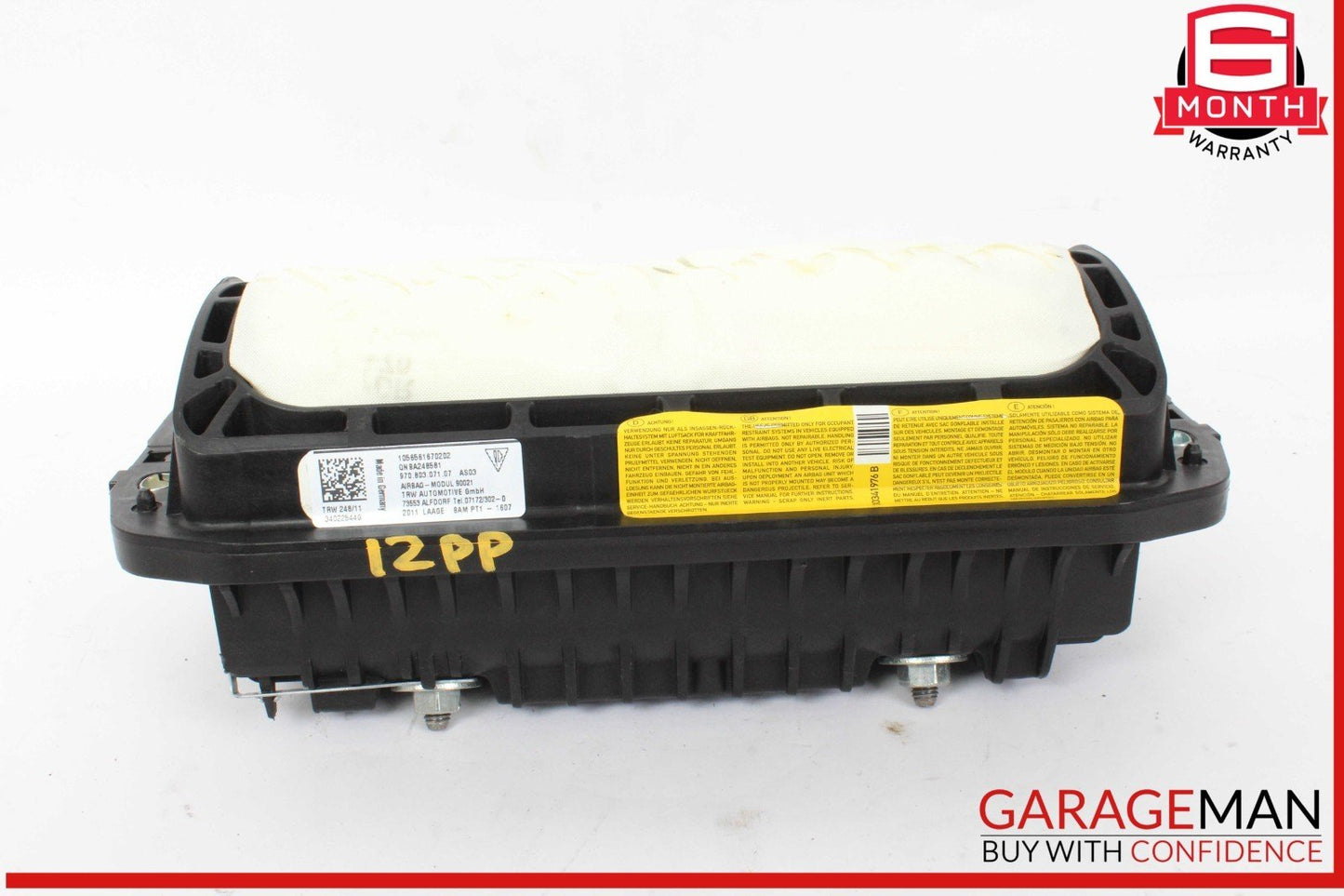 10-16 Porsche Panamera 970 Front Right Side Dash Dashboard Air Bag Airbag OEM