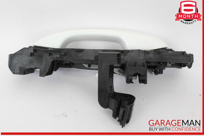 15-20 Mercedes W205 C300 C63 AMG S Rear Left Side Exterior Door Handle White OEM