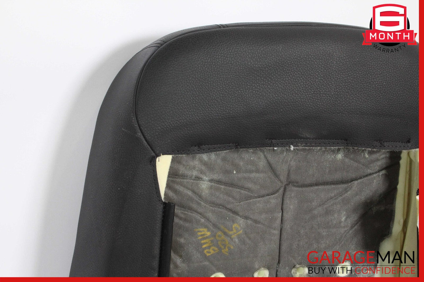 12-18 BMW F30 320i Front Right Top Upper Seat Cushion Black OEM