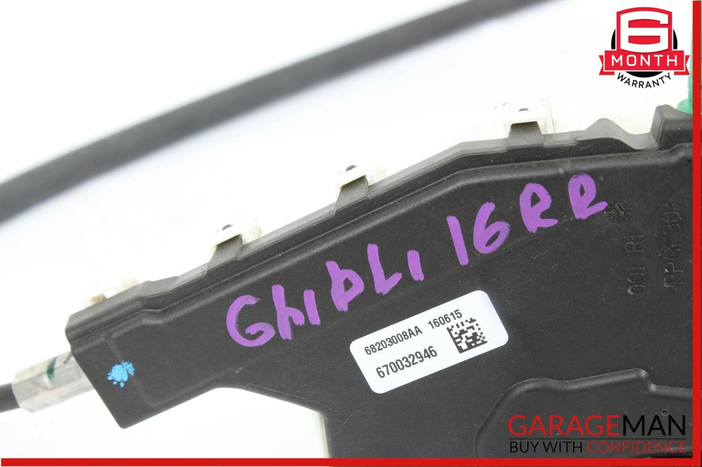 14-17 Maserati Ghibli Rear Right Passenger Side Door Lock Latch Actuator OEM