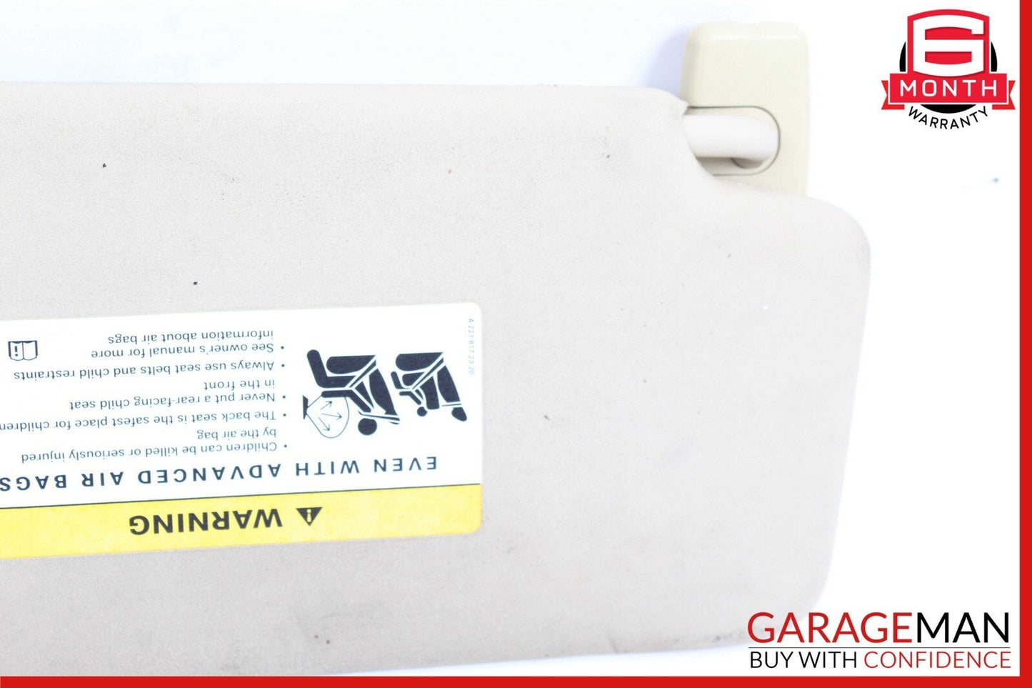 10-17 Mercedes E350 C250 Coupe Front Left Side Sun Visor Shade Sunvisor Beige