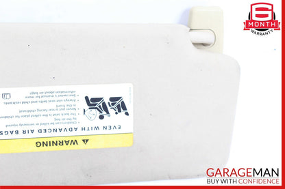 10-17 Mercedes E350 C250 Coupe Front Left Side Sun Visor Shade Sunvisor Beige