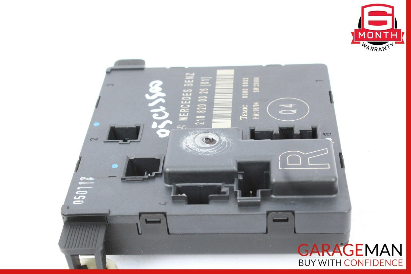 06-11 Mercedes W219 CLS500 CLS55 AMG Rear Right Door Control Module 2198200326