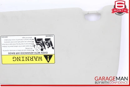 19-25 Volvo XC60 Front Right Passenger Side Sun Visor Sunvisor Gray 30653404 OEM