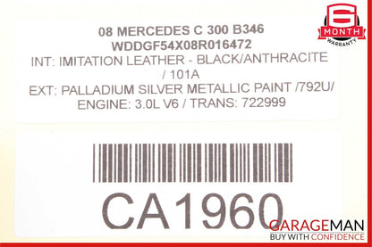 08-18 Mercedes W204 C250 C300 GLK350 Rear Right Side Door Control Module OEM