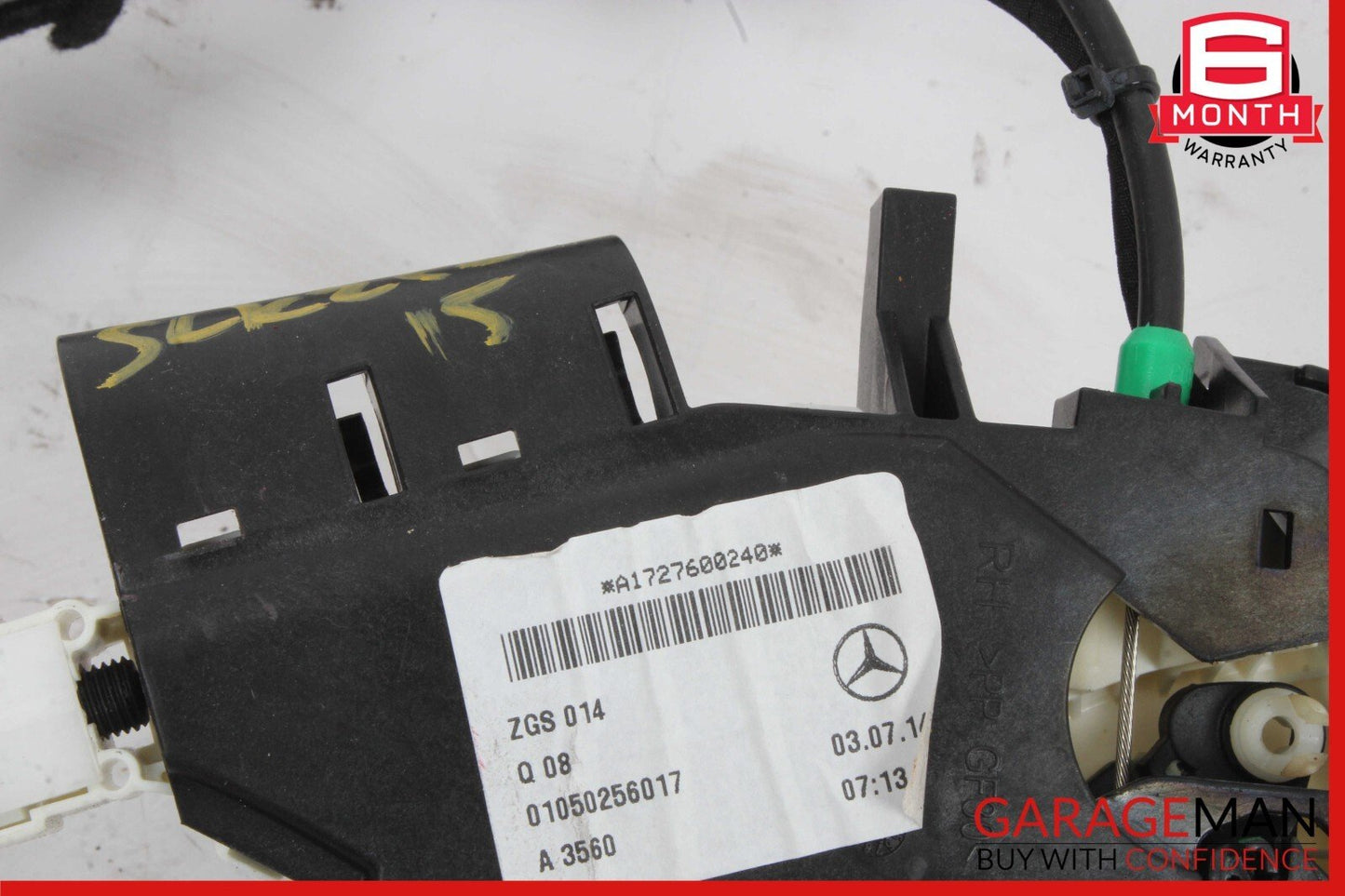 08-20 Mercedes R172 SLK250 C250 Front Right Door Lock Latch Actuator OEM