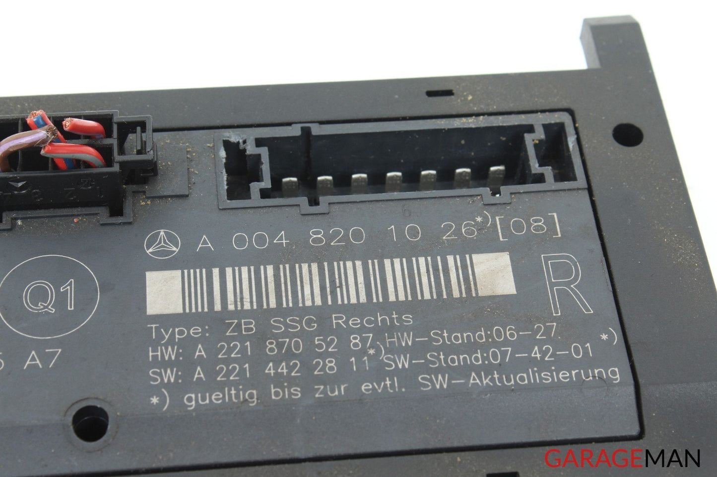 07-13 Mercedes W221 S550 Front Right Passenger Side Door Control Module A128 OEM