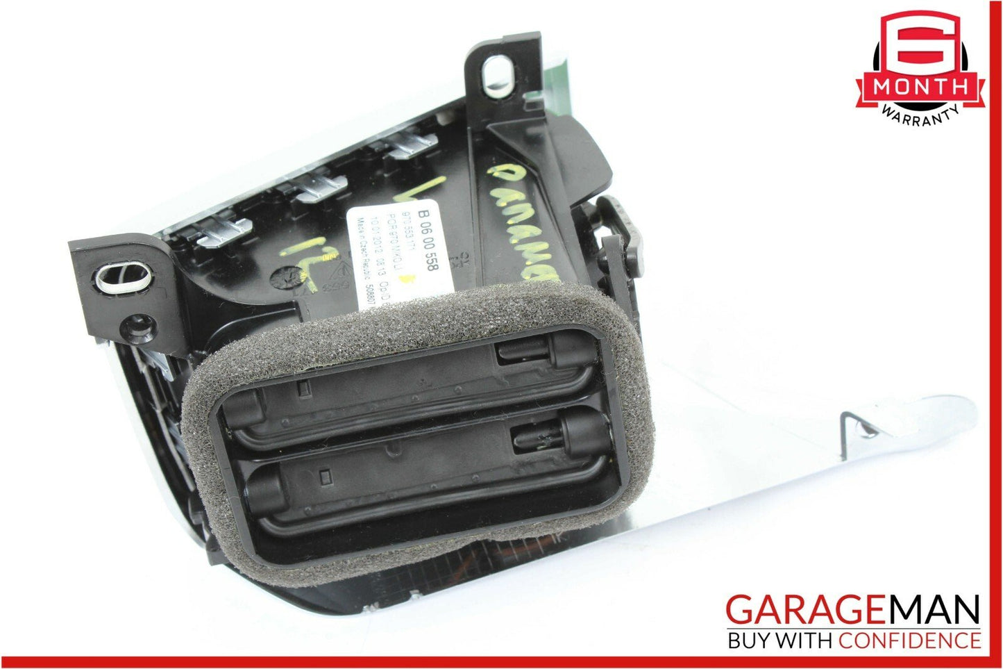 10-15 Porsche Panamera 970 Center Console Rear Left A/C AC Air Vent Trim OEM