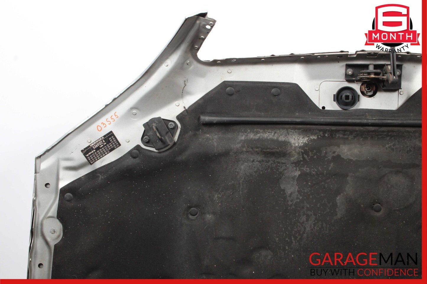 03-06 Mercedes W220 S430 S500 Front Hood Bonnet Panel Brilliant Silver OEM