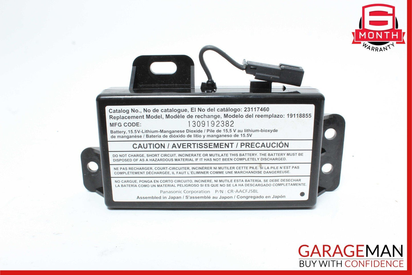 14-19 Cadillac CTS Backup Lithium Battery Module 19118855 OEM
