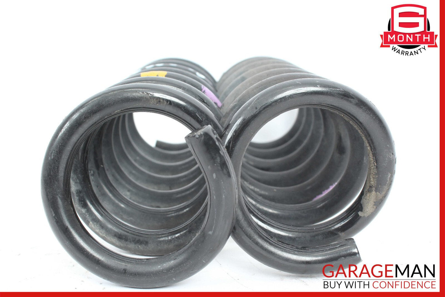 08-14 Mercedes W204 C300 C350 Rear Shock Strut Coil Spring Set of 2 OEM