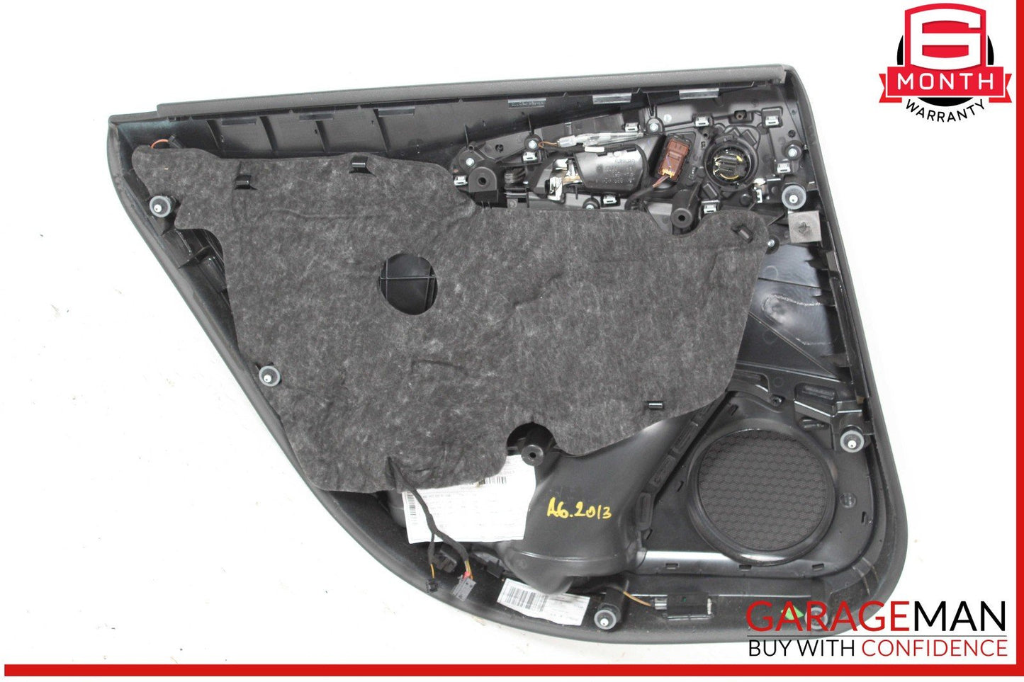 12-18 Audi A6 Rear Right Side Interior Door Trim Panel Cover Assembly 4G0839020A