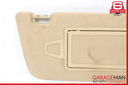 07-14 Mercedes W221 S550 CL550 Right Side Sun Visor Sunvisor Shade Cover Brown