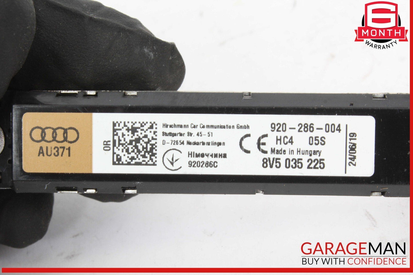 17-20 Audi S3 A3 Antenna Sensor Booster Control Module Unit 8V5035225 OEM