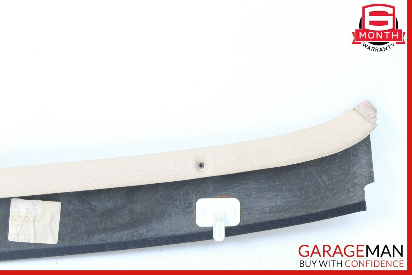 90-02 Mercedes R129 300SL SL500 Rear Lower Hard Top Trim Panel Cover 1297900045