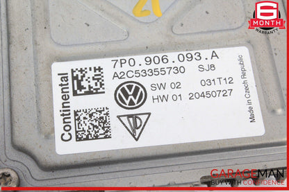 11-18 Porsche Cayenne S 958 Fuel Pump Control Module 7P0906093A OEM