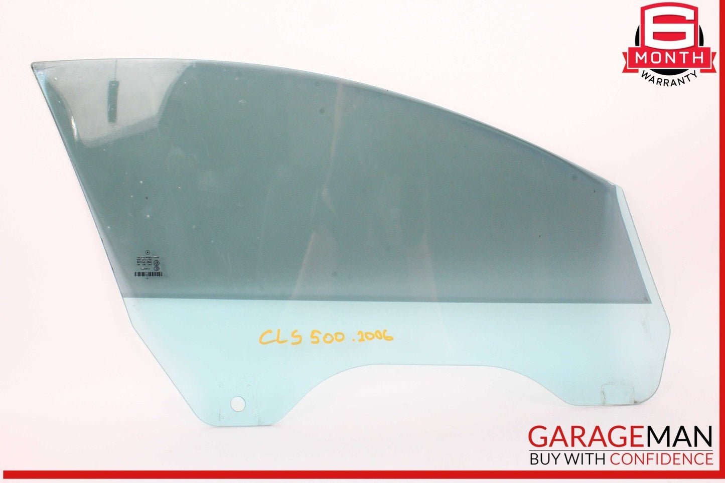 06-11 Mercedes W219 CLS500 CLS550 Front Left Driver Side Door Window Glass
