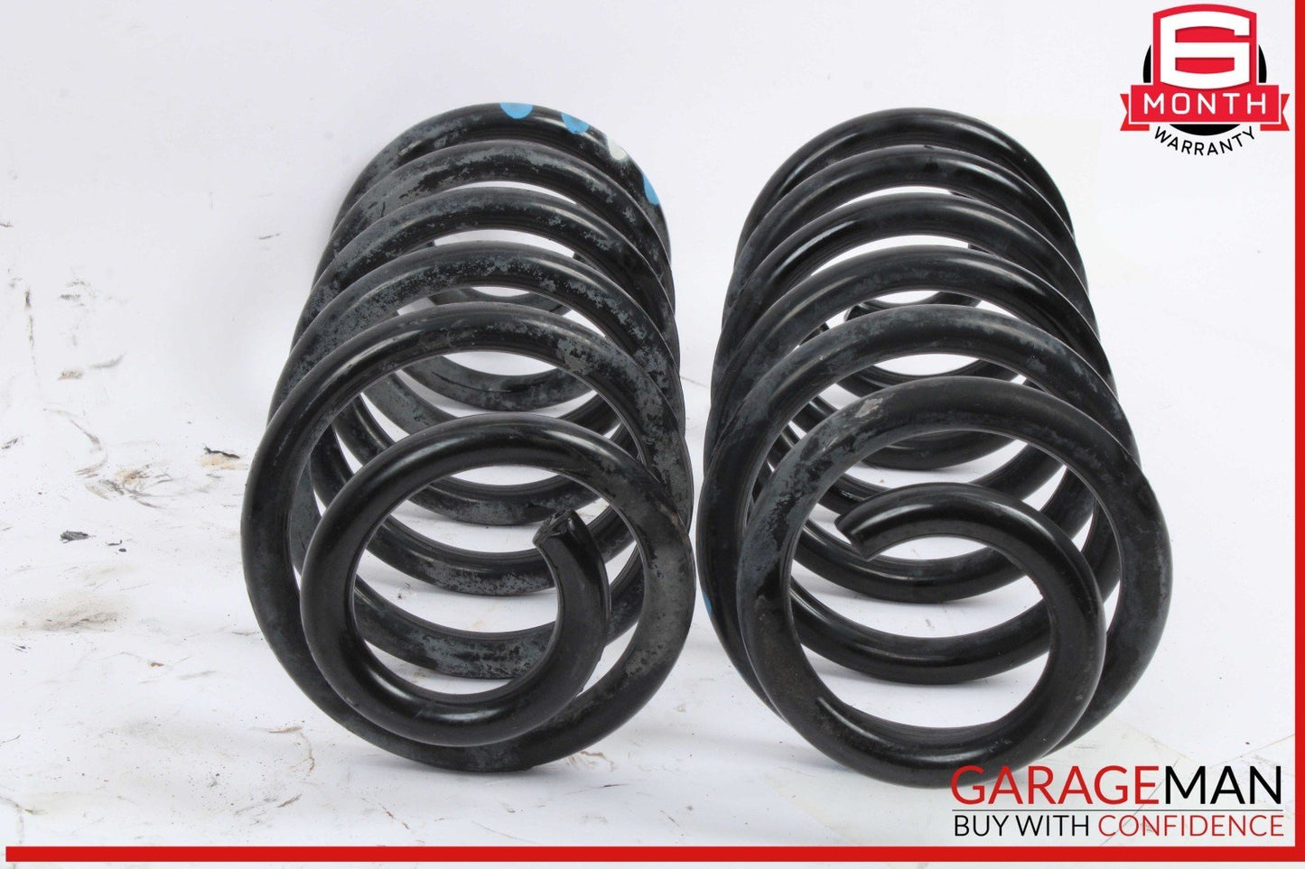 09-17 Audi Q5 SQ5 Rear Left and Rear Right Side Coil Spring Set of 2 OEM