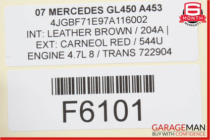 07-12 Mercedes X164 GL450 GL350 3rd Row Seat Folding Power Switch Button OEM