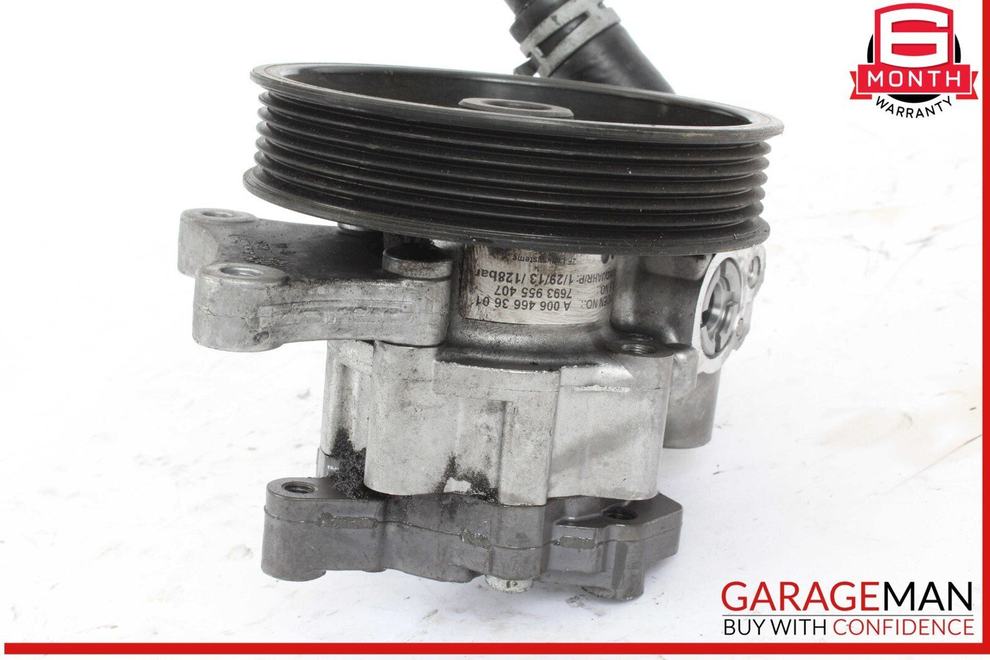 12-14 Mercedes W204 C250 Power Steering Pump Reservoir Hose Tube Assembly OEM